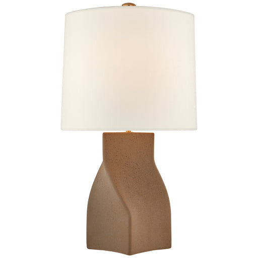Claribel One Light Table Lamp in Canyon Brown