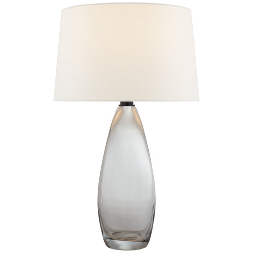 Myla One Light Table Lamp in Clear Glass