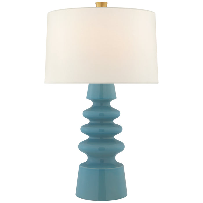 Andreas One Light Table Lamp in Blue Jade