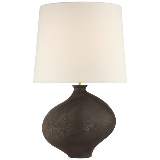 Celia LED Table Lamp in Stained Black Metallic
