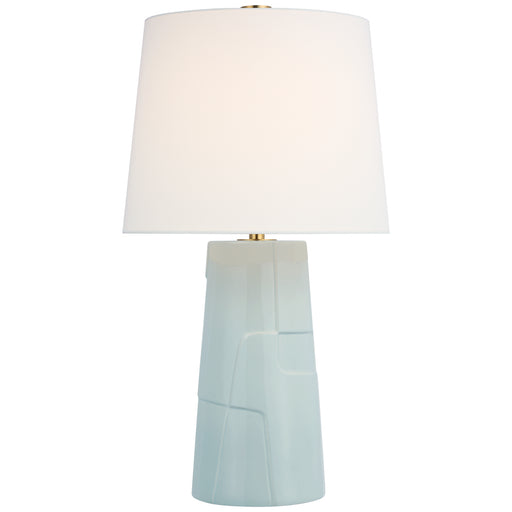 Braque LED Table Lamp in Ice Blue Porcelain