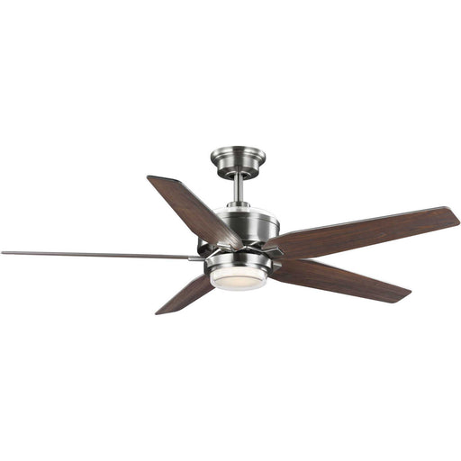 P250061-009-30 - Byars 54" Ceiling Fan in Brushed Nickel by Progress Lighting