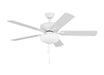 Linden DC LED 52'' Ceiling Fan in Matte White
