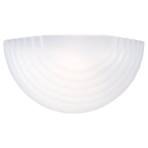 Stepped Glass One Light Wall / Bath Sconce in White