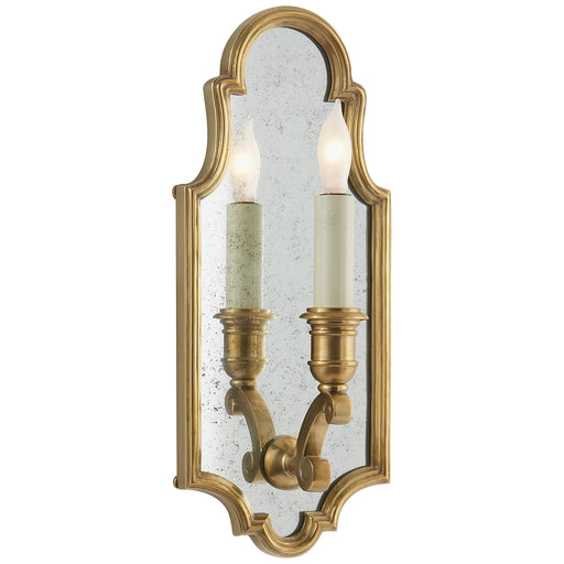 sussex5 One Light Wall Sconce in Antique-Burnished Brass