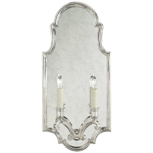 sussex5 Two Light Wall Sconce in Polished Nickel