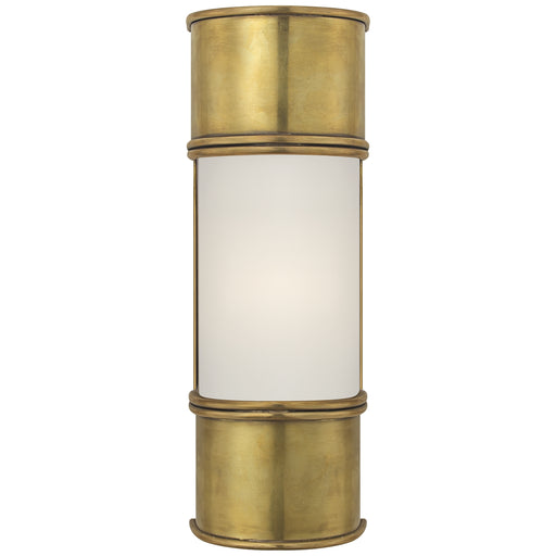 Oxford One Light Bath Sconce in Antique-Burnished Brass