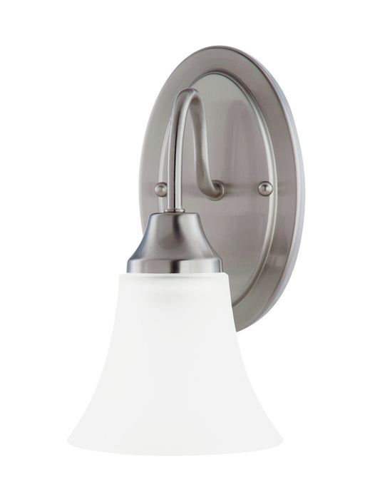 Holman One Light Wall / Bath Sconce in Brushed Nickel