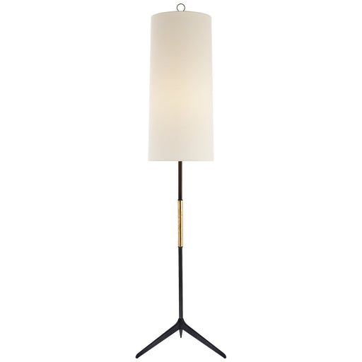 Frankfort One Light Floor Lamp in Aged Iron