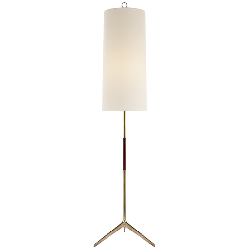 Frankfort One Light Floor Lamp in Hand-Rubbed Antique Brass