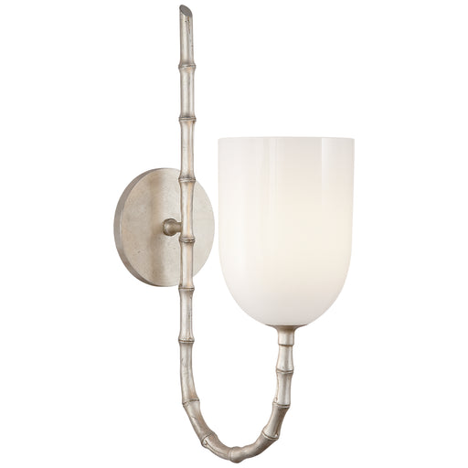 Edgemere One Light Wall Sconce in Burnished Silver Leaf