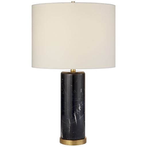 Cliff One Light Table Lamp in Black Marble