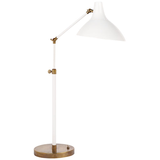 Charlton One Light Table Lamp in Plaster White