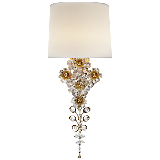 Claret One Light Wall Sconce in Gild