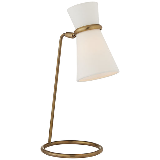 Clarkson One Light Table Lamp in Hand-Rubbed Antique Brass
