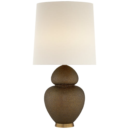 Michelena Two Light Table Lamp in Burnt Gold