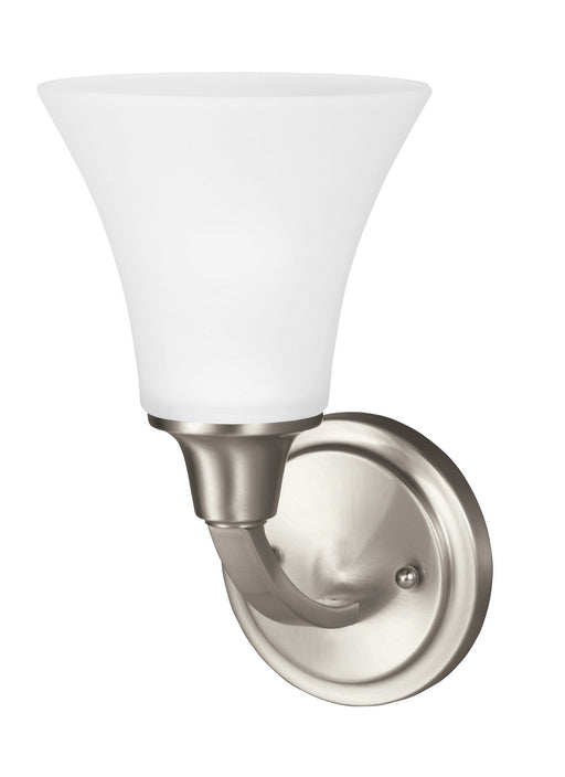 Metcalf One Light Wall / Bath Sconce in Brushed Nickel