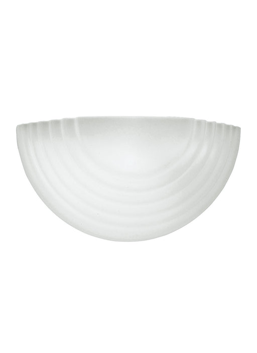 Stepped Glass One Light Wall / Bath Sconce in White