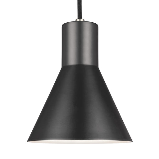 Towner One Light Mini-Pendant in Brushed Nickel