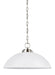Oslo One Light Pendant in Brushed Nickel