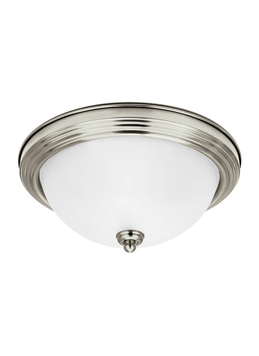 Geary One Light Flush Mount in Brushed Nickel