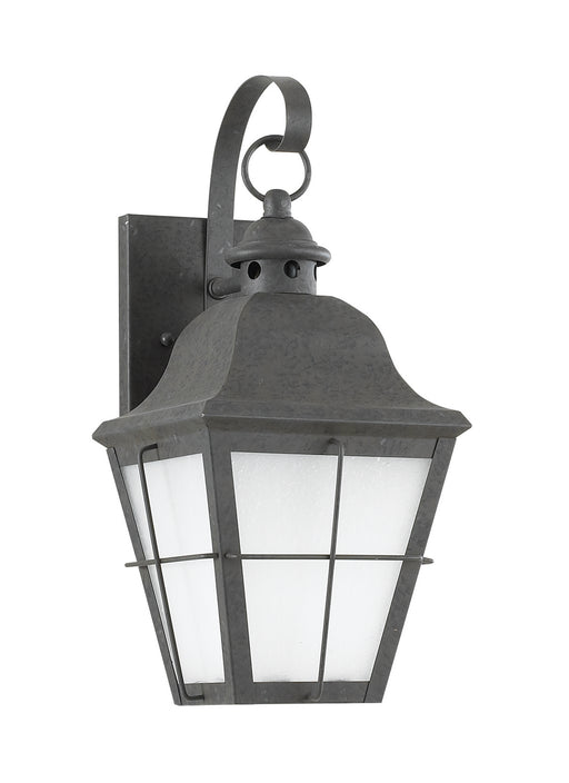 Chatham One Light Outdoor Wall Lantern in Oxidized Bronze