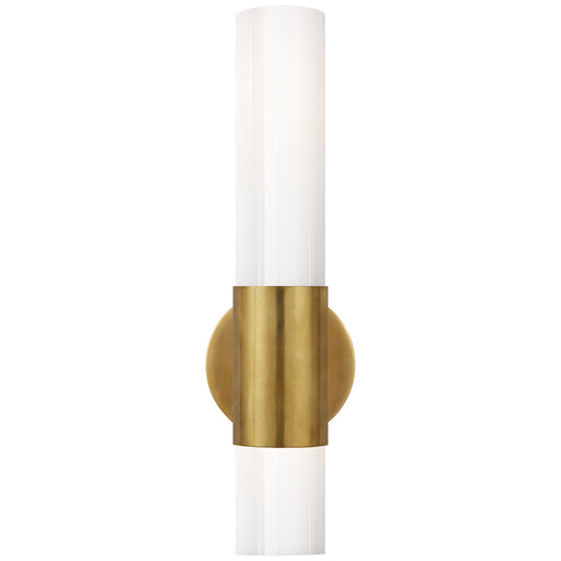 Penz Two Light Wall Sconce in Hand-Rubbed Antique Brass