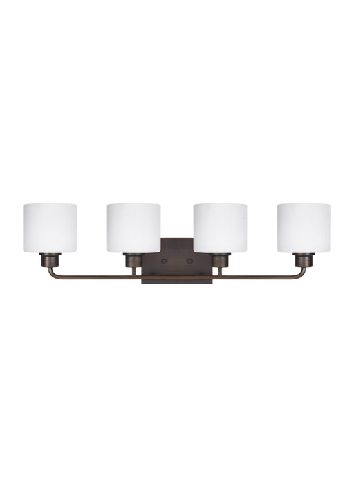 Canfield Four Light Wall / Bath in Bronze