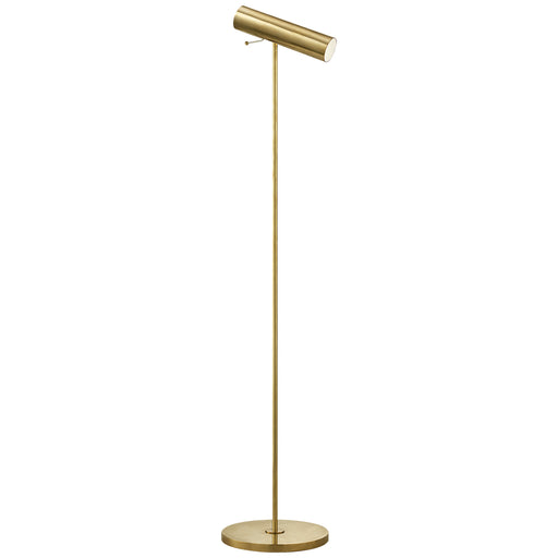 Lancelot LED Floor Lamp in Hand-Rubbed Antique Brass