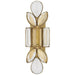 Lloyd Two Light Wall Sconce in Soft Brass