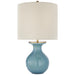 Albie One Light Desk Lamp in Sandy Turquoise