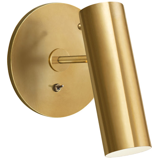 Lancelot LED Pivoting Light in Hand-Rubbed Antique Brass