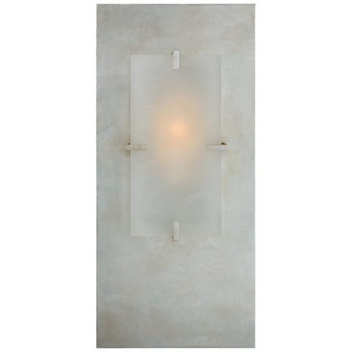 Dominica LED Wall Sconce in Burnished Silver Leaf