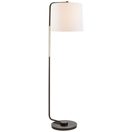 Swing One Light Floor Lamp in Bronze