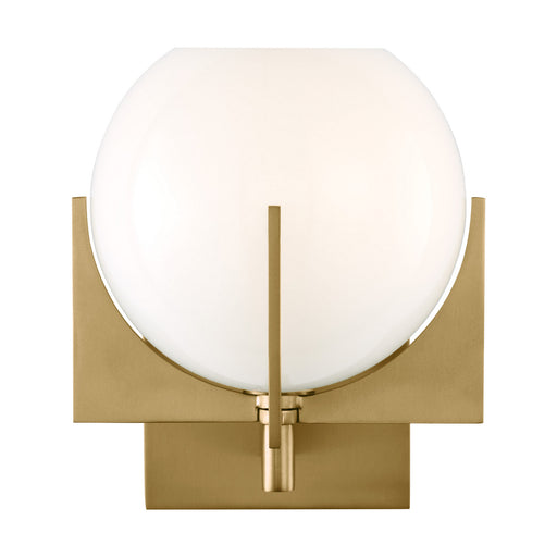 Abbott One Light Wall Sconce in Burnished Brass