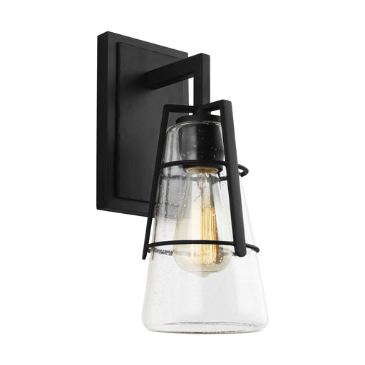 Adelaide One Light Wall Sconce in Midnight Black