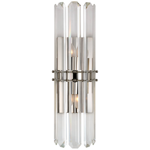 Bonnington Two Light Wall Sconce in Polished Nickel