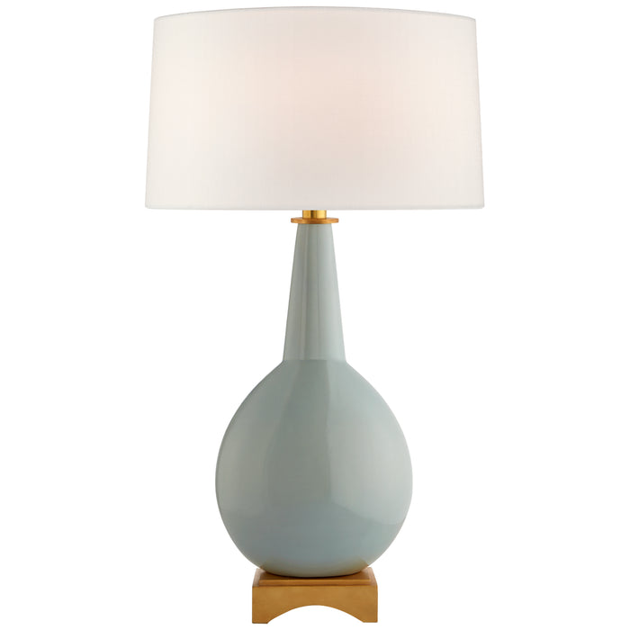 Antoine One Light Table Lamp in Pale Blue