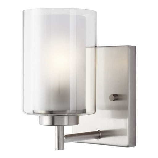 Elmwood Park One Light Wall / Bath Sconce in Brushed Nickel