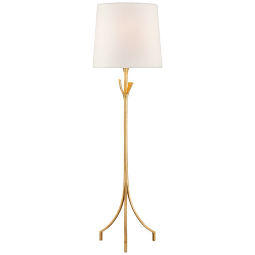 Fliana One Light Floor Lamp in Gild
