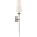 Iberia One Light Wall Sconce in Burnished Silver Leaf