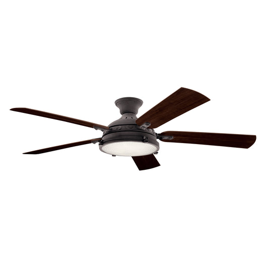 Hatteras Bay 60" LED Ceiling Fan in Weathered Zinc from Kichler Lighting, item number 310017WZC