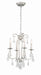 Ashton 4-Light Mini Chandelier in Olde Silver by Crystorama - MPN 5014-OS-CL-S