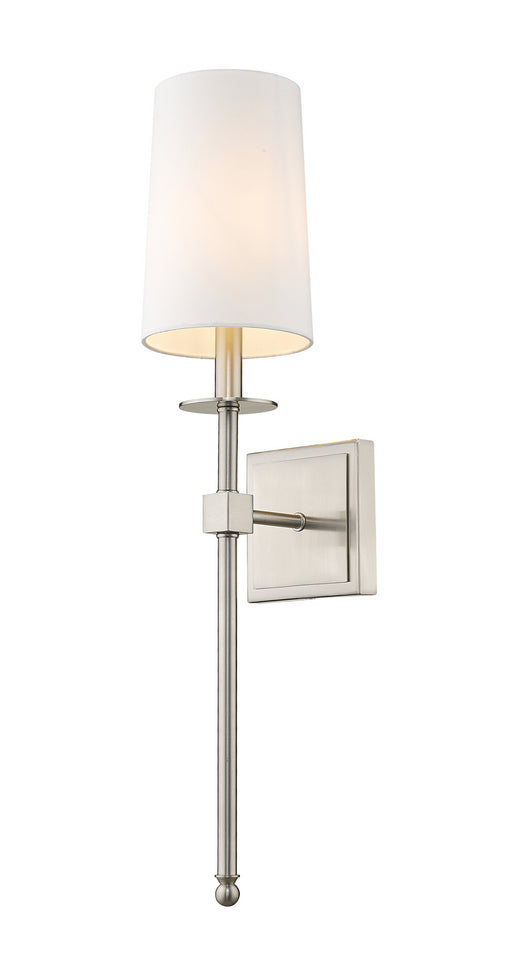 Camila One Light Wall Sconce in Brushed Nickel
