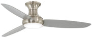 Concept Iii Led 54" Ceiling Fan in Brushed Nickel Wet