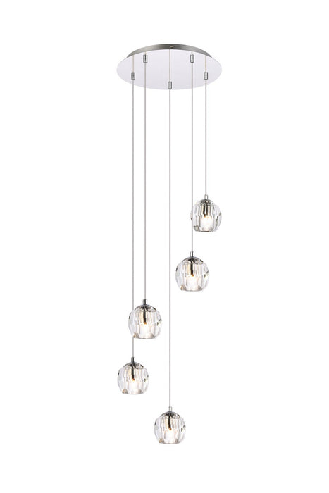 Eren 5-Light Pendant - Lamps Expo
