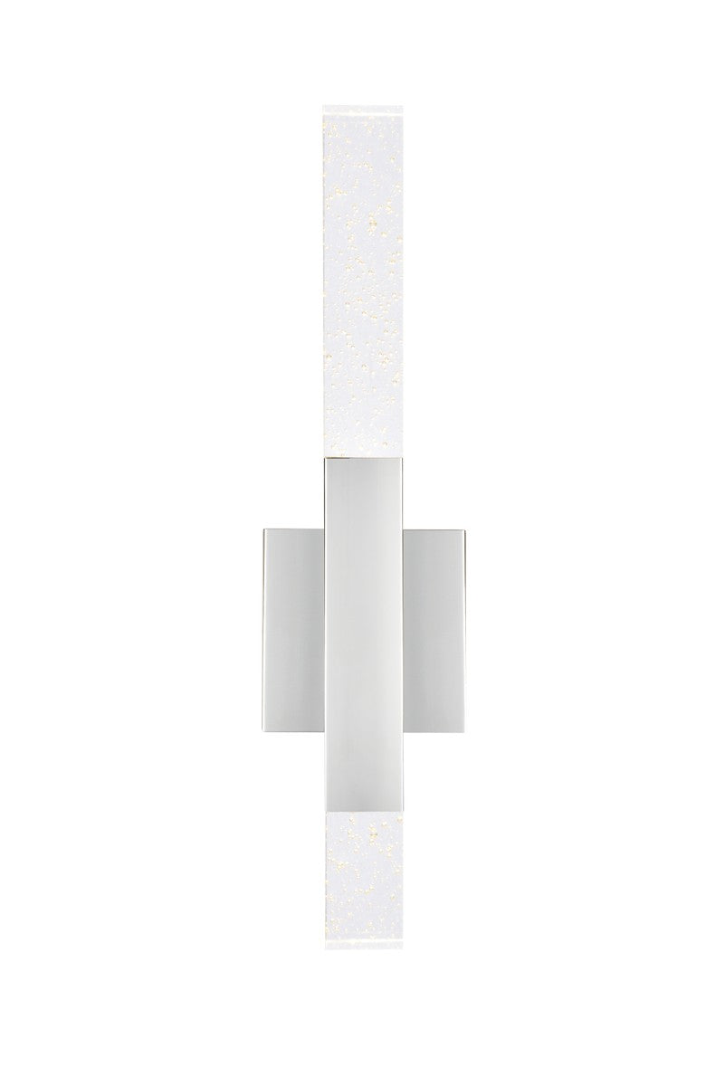 Ruelle 2-Light Wall Sconce in Chrome with Clear Royal Cut Crystal