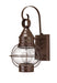 Cape Cod Extra Small Wall Mount Lantern in Sienna Bronze