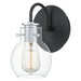 Andrews 1-Light Wall Sconce in Earth Black