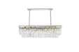 Sydney 12-Light Chandelier in Polished Nickel with Clear Royal Cut Crystal